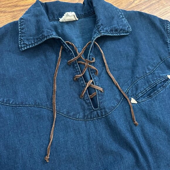 45R rpm studio artisanal made in Japan denim top - Picture 2 of 6